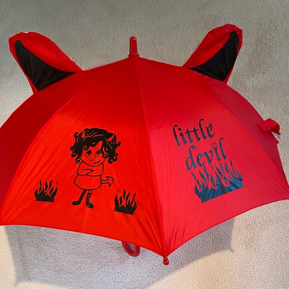 Adorable Fulton Little Angel / Little Devil New Kids Umbrella ☂ 😇😈 - Picture 2 of 6